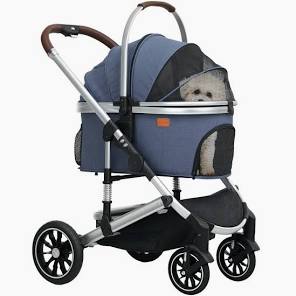 Pawporta 4-In-1 Foldable Pet Stroller – the Stylish Ride for Pets on the Go
